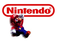 Mario e a Nintendo (quando o logo ainda era vermelho)