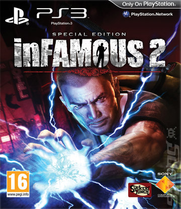 Capa de inFAMOUS 2 (PS3)
